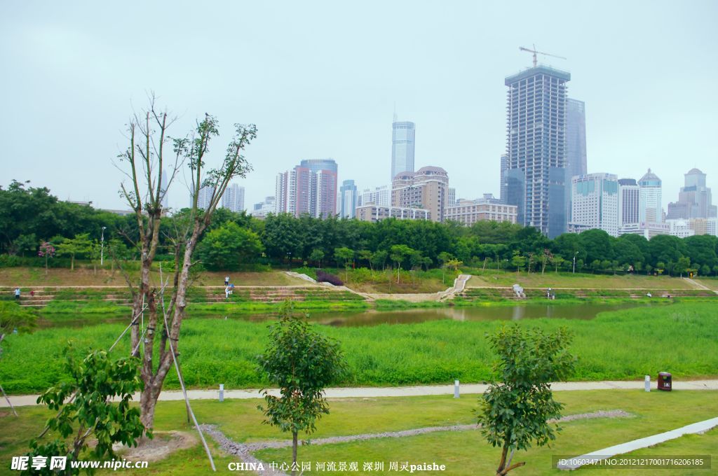 城市园林 绿色河道