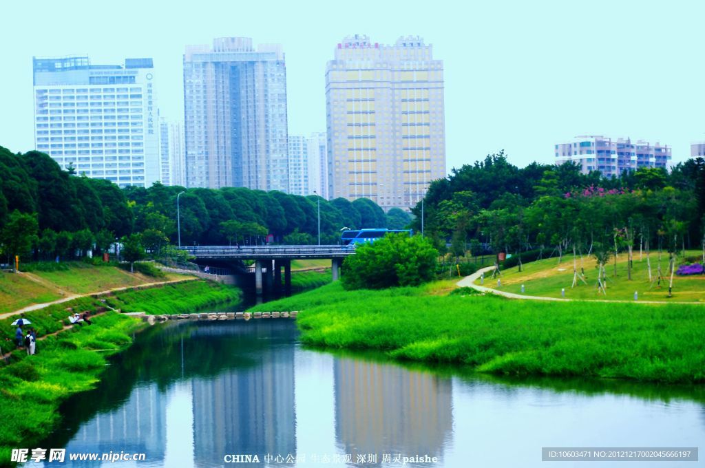 城市生态 河流景观