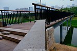 城市风景 河道桥梁