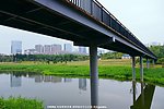 城市风景 河道桥梁