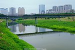 城市河流 桥梁建筑