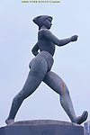 体育雕像 竞走运动