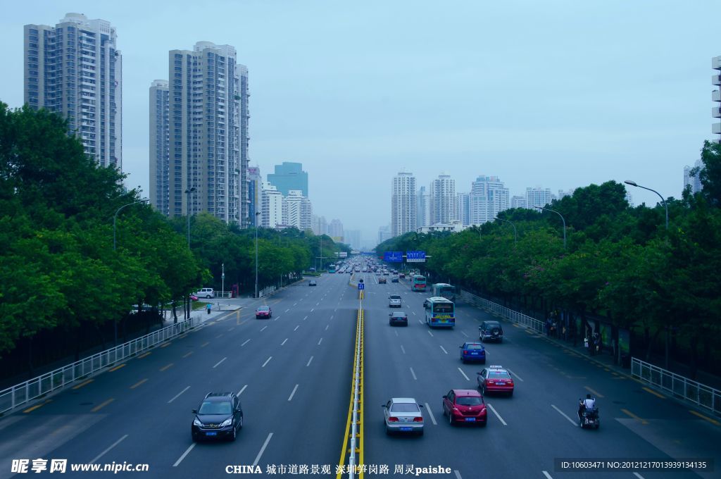 城市风景 道路景观