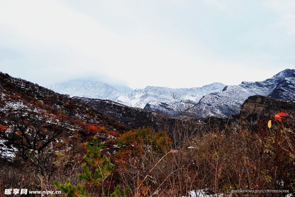 泗沟的薄雪