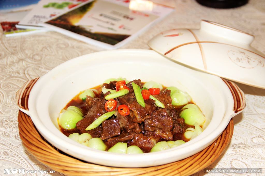 菜心羊肉