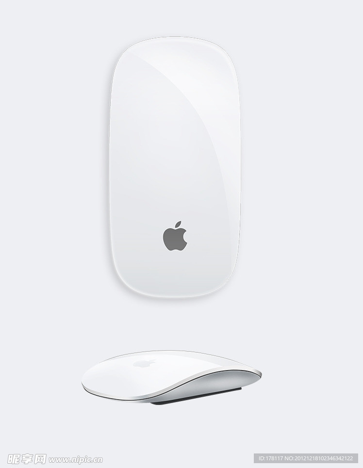 苹果鼠标前视图