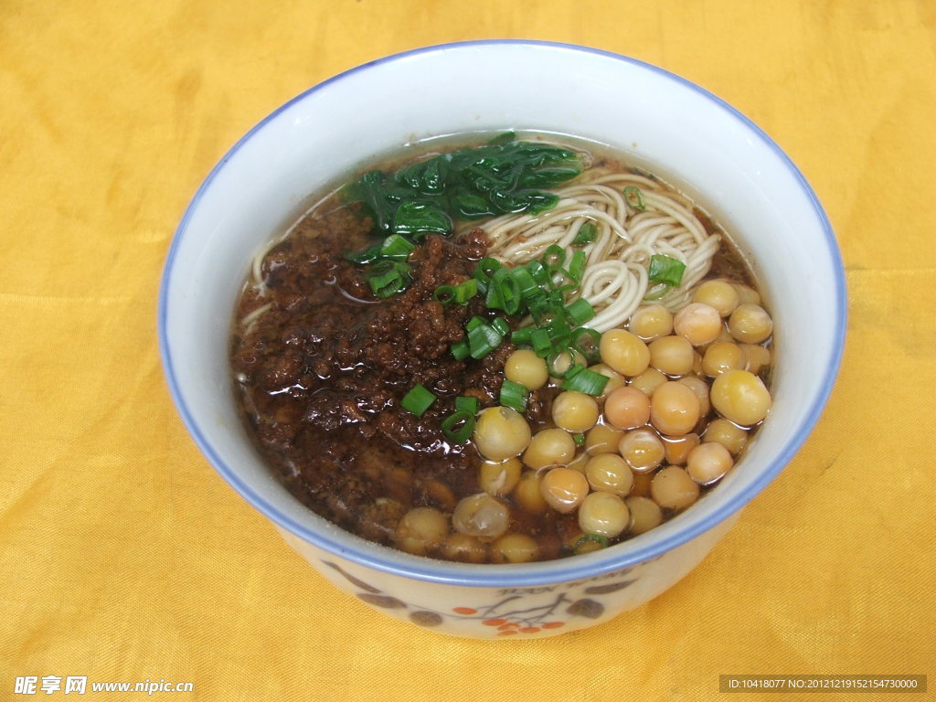 肉末豇豆面条