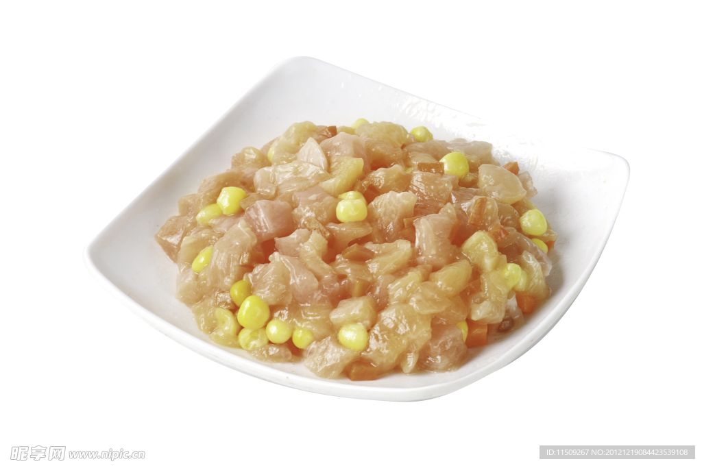 玉米鸡丁