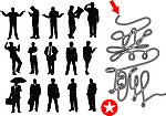 人物剪影