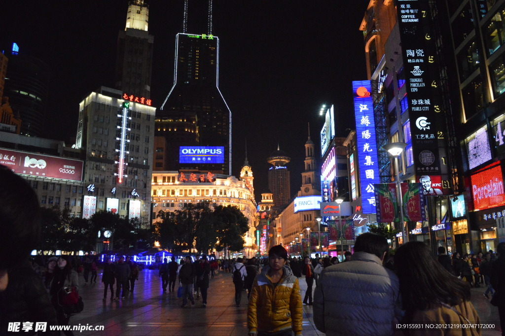 上海南京路夜景