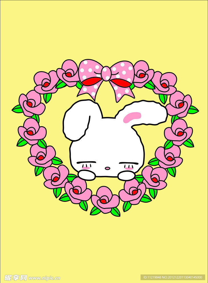 小兔子 星星 印花 童装 可爱 笑眯眯 白兔 绣花