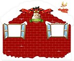 圣诞节裱板分层原文件