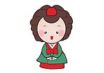 韩国卡通矢量女
