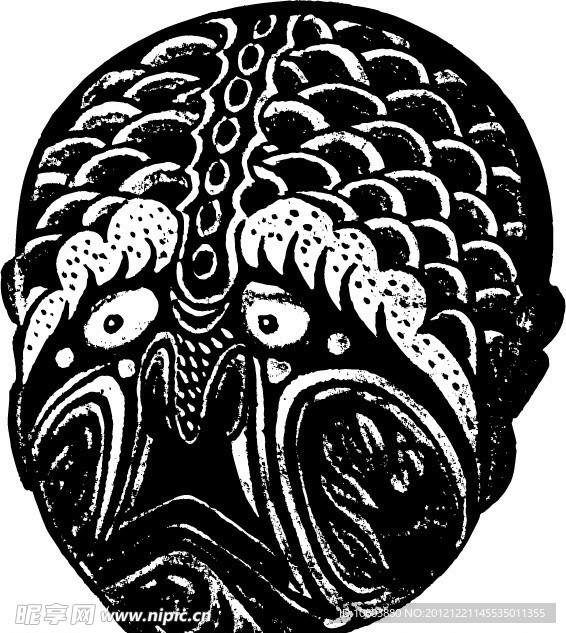 古典纹样 脸谱