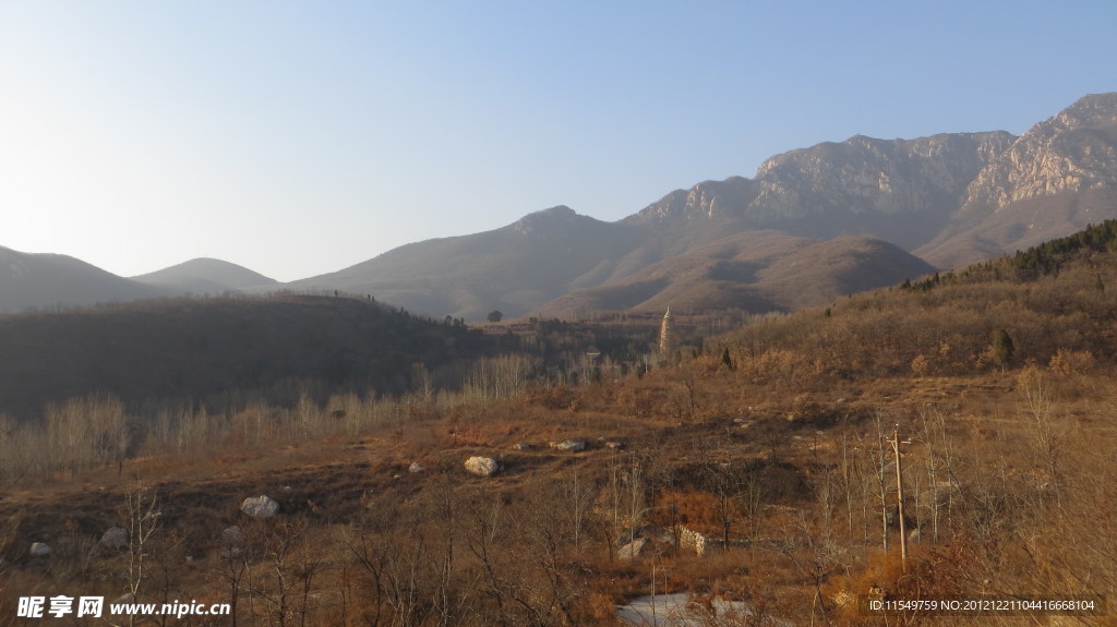 登封风光 太室山