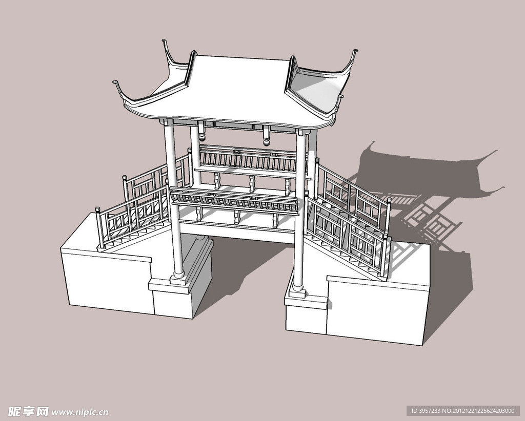 古廊桥3D模型