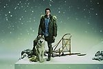 雪中的男人