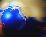 CCTV地球旋转背景视频素材