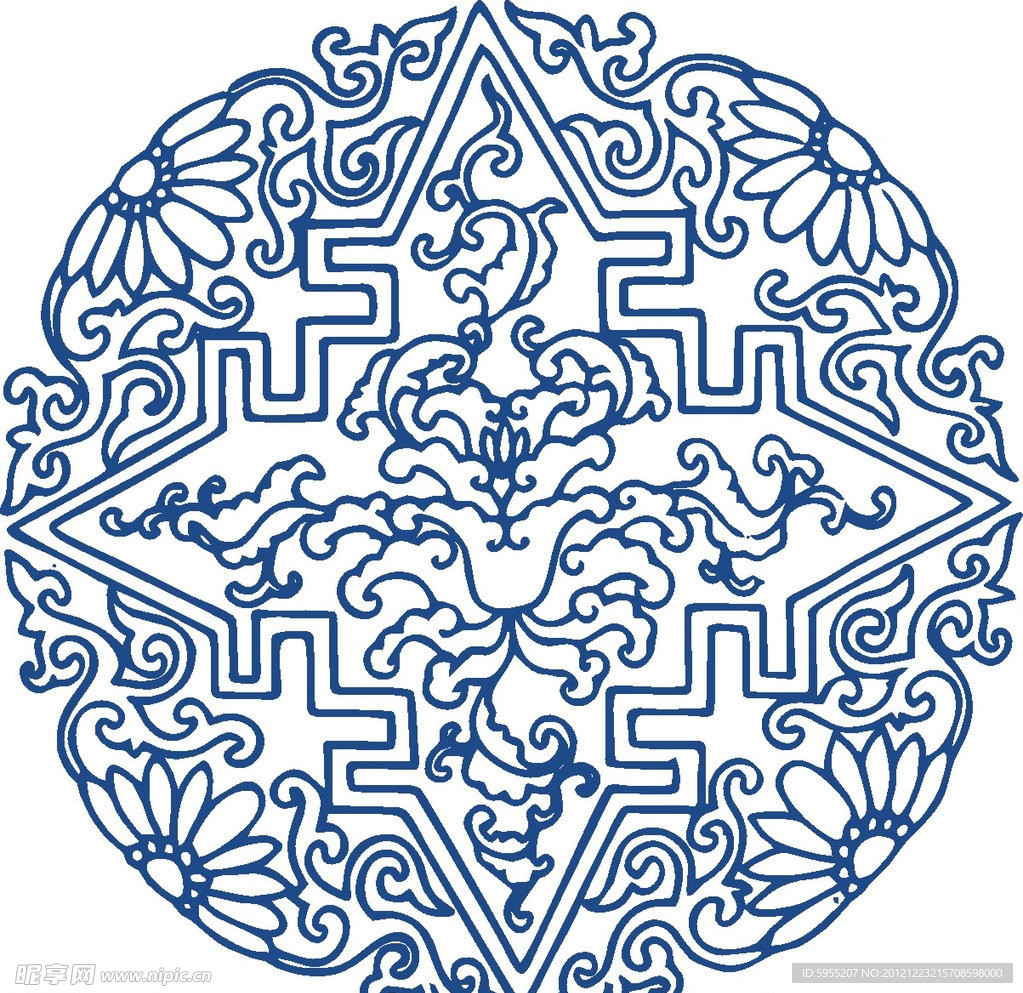 古典花纹