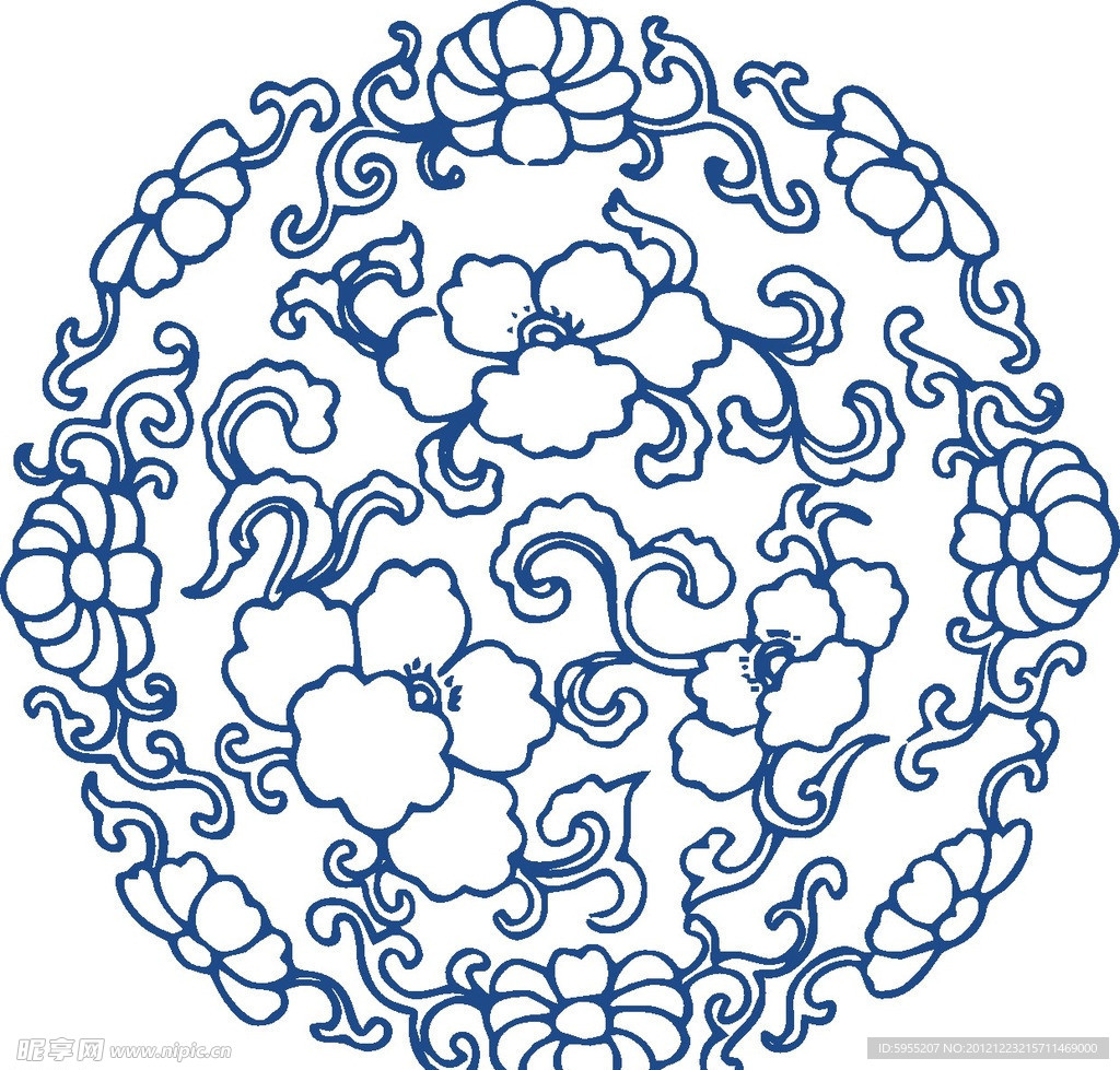 时尚花纹