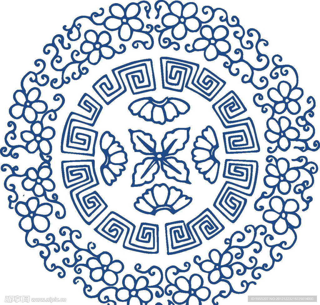 青花瓷图案