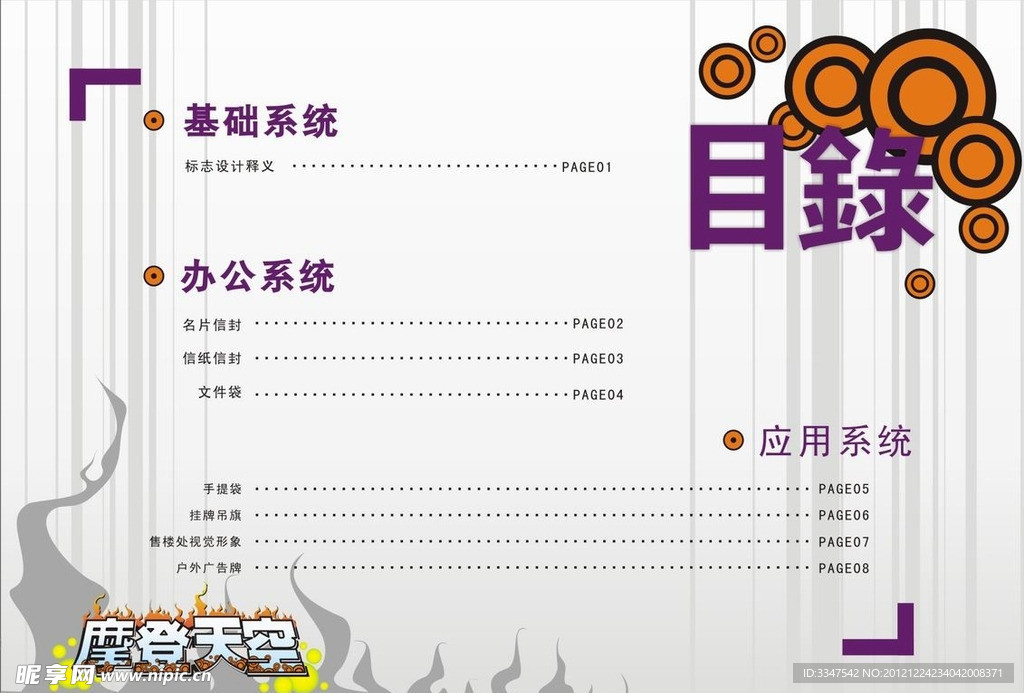 画册目录