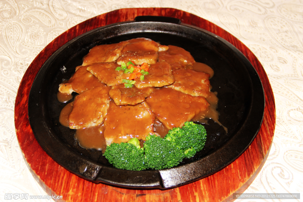 铁板雪花牛肉