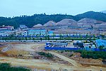建筑工地 开山劈地