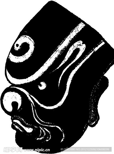 古典纹样 脸谱