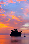 夕阳小岛