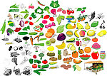 卡通水果 蔬菜