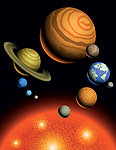 太空星球背景