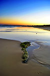 夕阳海滩