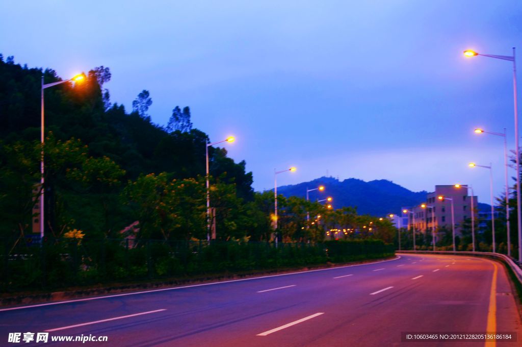 城市夜景 交通夜景