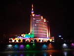 萍乡广电大厦夜景