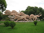 群狮雕塑
