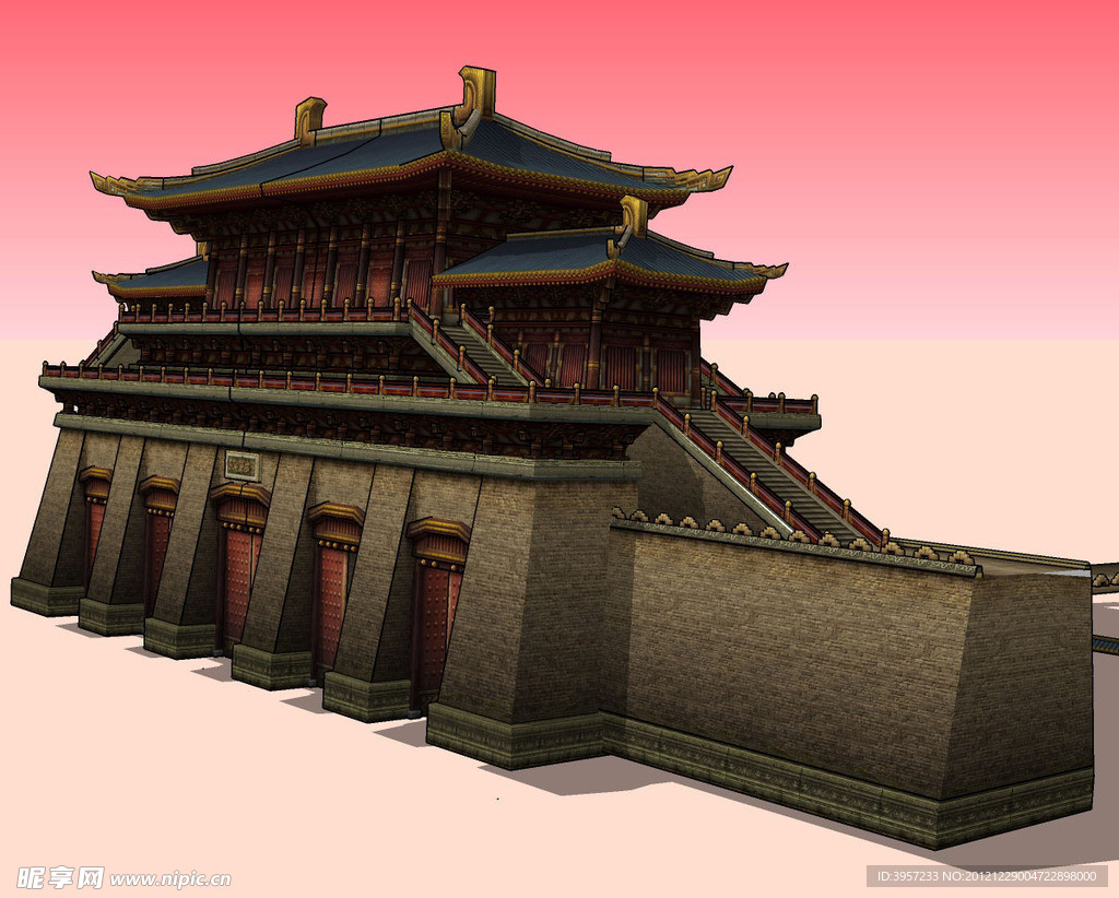大城门3D模型