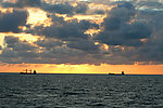 夕阳海洋