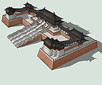 大明宫含元殿3D模型