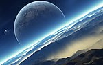 浩瀚的宇宙天际