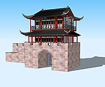 碧辉门3D模型