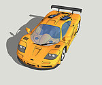 跑车精致3D模型