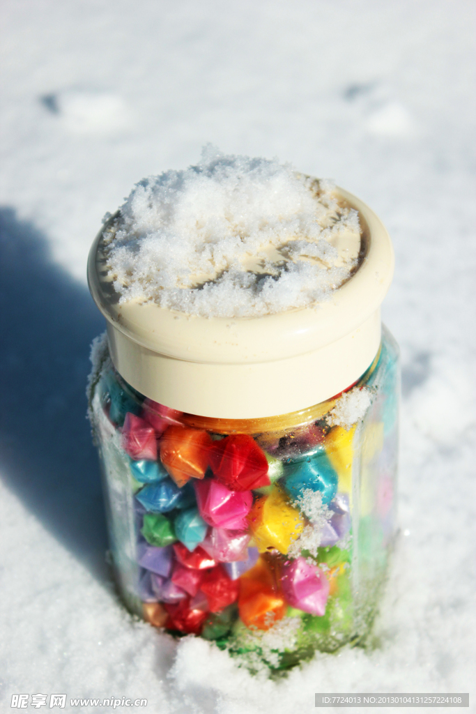 雪里的许愿星