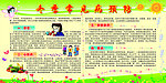 矢量图 疾病预防知识