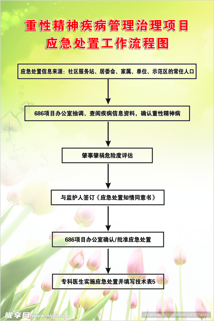 重性精神疾病治疗工作流程