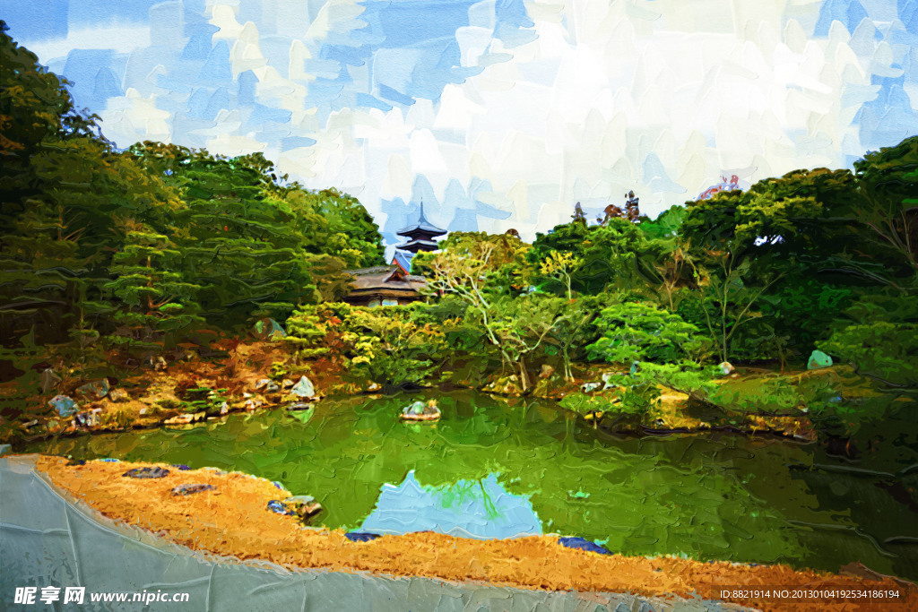 风景油画