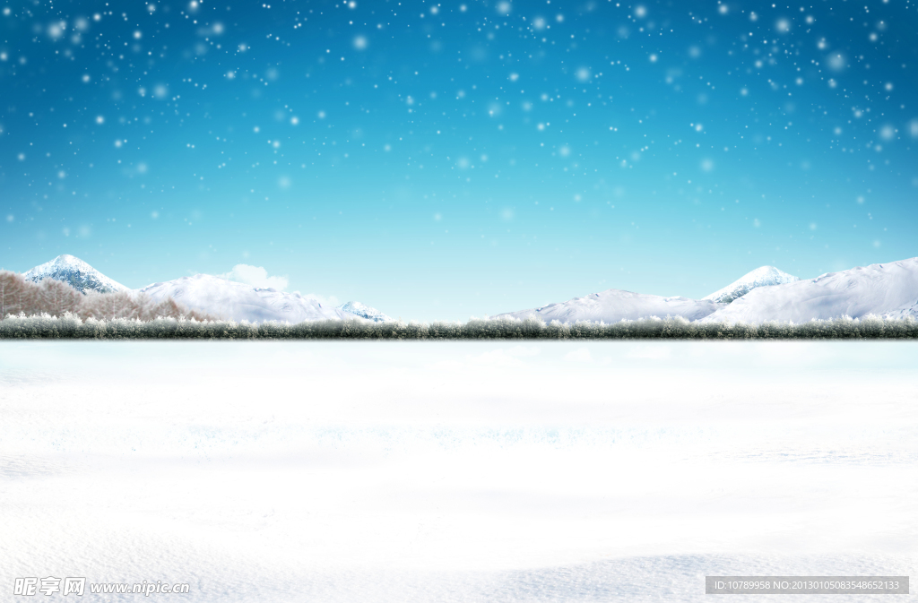 白雪弥漫