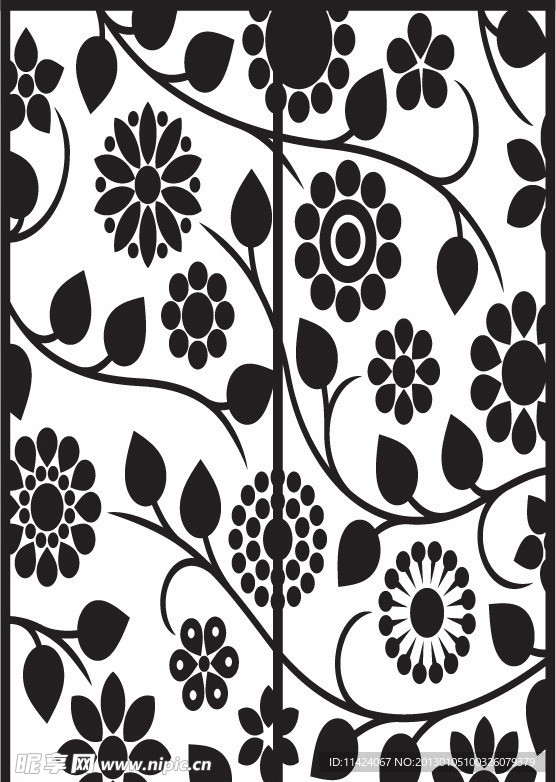 矢量花纹
