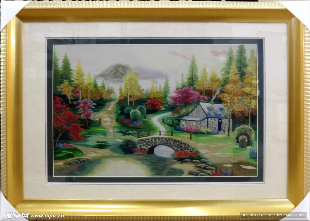 苏绣 风景