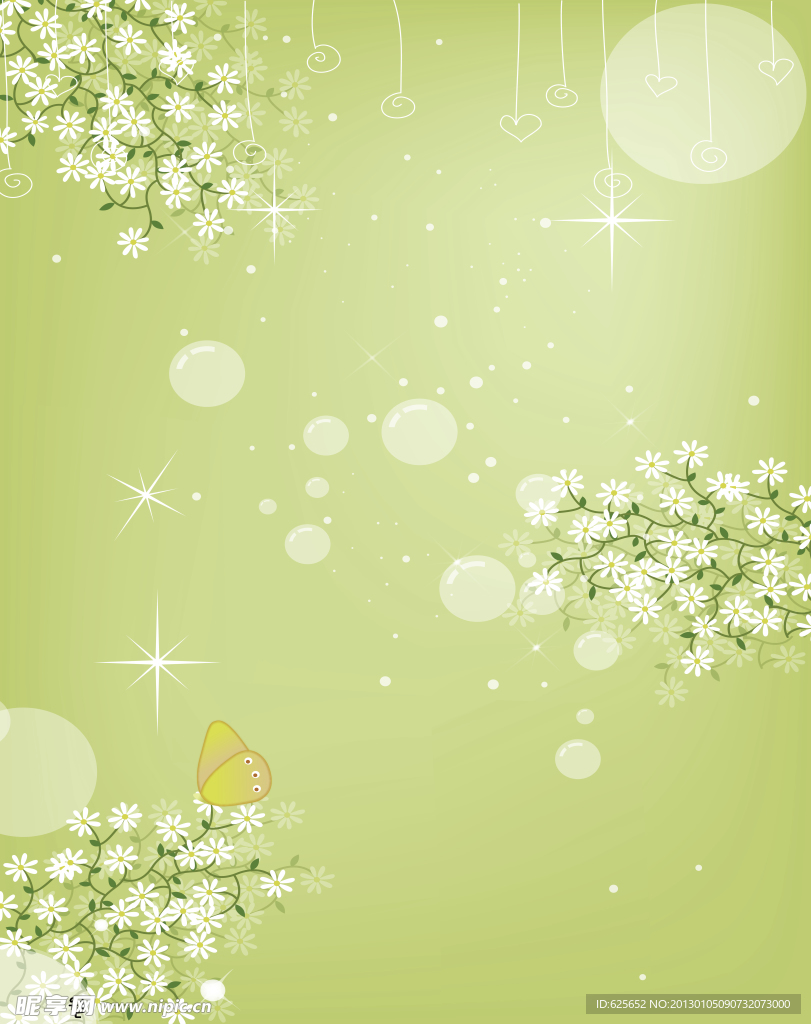 花朵移门
